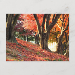 De herfst briefkaart
