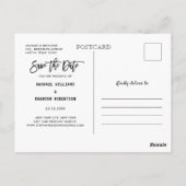 De herfst Burgundy Blush Floral Blossom Sparen de  Briefkaart (Achterkant)