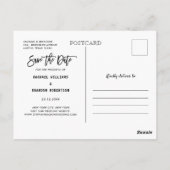 De herfst Burgundy Blush Floral Blossom Sparen de  Briefkaart (Achterkant)