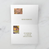 De herfst dankt u voor uw bedrijfsgroet bedankkaart (Binnen)