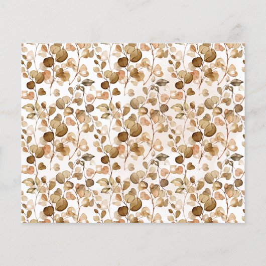 De herfst deelt een kaart van het Spel van de Scho (Achterkant)