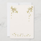 De herfst die Uitnodiging zegent (Achterkant)