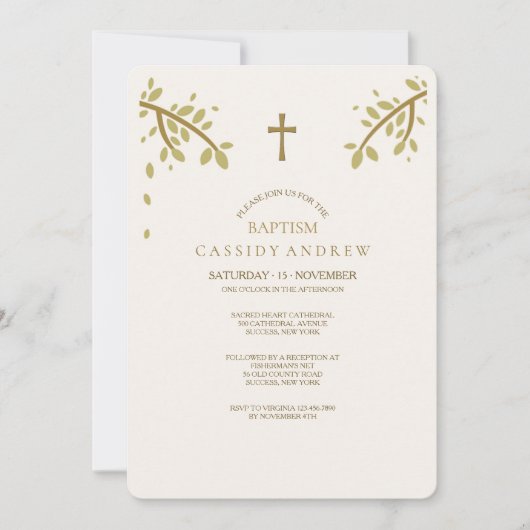 De herfst die Uitnodiging zegent (Voorkant)