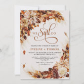 De herfst en de herfst bloemen laten ons nog steed kaart (Voorkant)