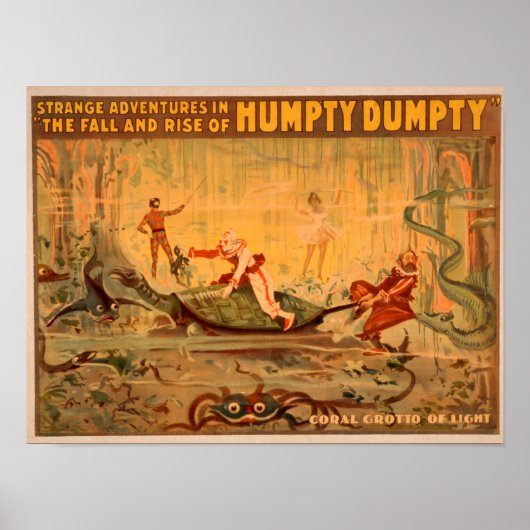 De herfst en de opkomst van het Humpty Dumpty Thea Poster (Voorkant)