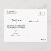 De herfst Floral Mason Jar Lights Weddenschap Hart Briefkaart (Achterkant)