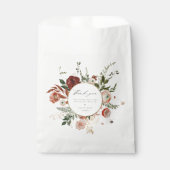 De herfst Floral Wedding Dank u Bedankzakje (Voorkant)