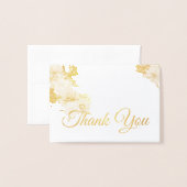 De herfst Floral Wedding Dank u Folie Kaarten (Voorkant met envelop)