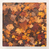 de herfst glazen onderzetter (Voorkant)