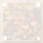 de herfst glazen onderzetter (Achterkant)