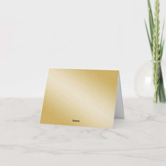 De herfst gouden kastanjebruine bruidebladeren bedankkaart