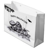 De herfst, Happy Halloween. Groot Cadeauzakje (Voorkant Gekanteld)