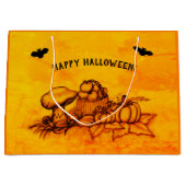 De herfst, Happy Halloween. Groot Cadeauzakje (Voorkant)