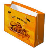 De herfst, Happy Halloween. Groot Cadeauzakje (Voorkant Gekanteld)