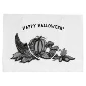 De herfst, Happy Halloween. Groot Cadeauzakje (Achterkant)