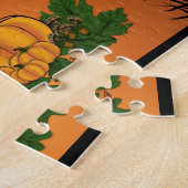 De herfst, Happy Halloween. Legpuzzel (Zijkant)