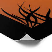 De herfst, Happy Halloween. Poster (Hoek)