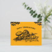 De herfst, Happy Thanksgiving! Briefkaart (Staand voorkant)