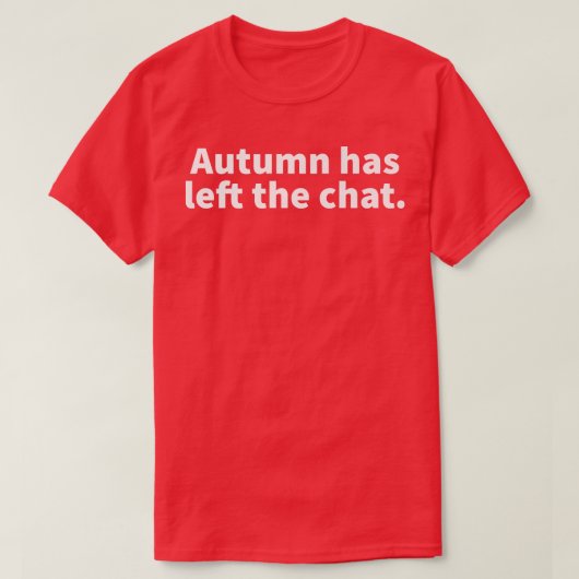 De herfst heeft de Persoonlijke Naam van het Praat T-shirt (Design voorkant)