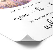 De herfst helpt het Bezige Mam-aan-zijn Adres een  Poster (Hoek)