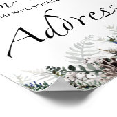 De herfst helpt het Bezige Mam-aan-zijn Adres een  Poster (Hoek)