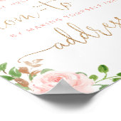 De herfst helpt het Bezige Mam-aan-zijn Adres een Poster (Hoek)