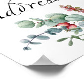 De herfst helpt het Bezige Mam-aan-zijn Adres een Poster (Hoek)