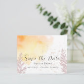 De herfst Herfst Dusky Forest Dyeing bewaart de Po Briefkaart (Staand voorkant)