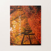 De herfst Herfst Moderne Thanksgiving laat Sinaasa Legpuzzel (Verticaal)