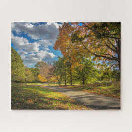 De herfst in Central Park New York Jigzaag Puzzle Legpuzzel