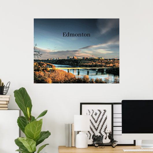 de herfst in Edmonton, Poster (Thuiskantoor)