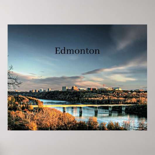 de herfst in Edmonton, Poster (Voorkant)