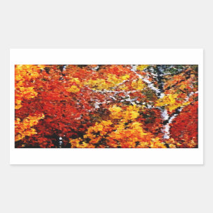 De herfst in het Bos - het Schilderen de Stickers