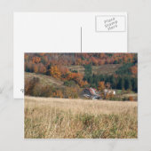 De herfst in het briefkaart van Vermont (Voorkant / Achterkant)