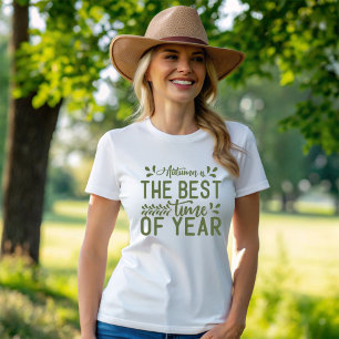 De herfst is de beste tijd van het jaar t-shirt