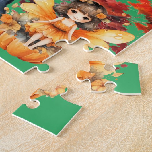 De herfst is een leuke tijd legpuzzel (Zijkant)