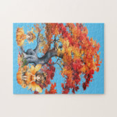 De herfst is een leuke tijd legpuzzel (Horizontaal)
