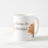 De herfst is een mooie Mok (Voorkant rechts)