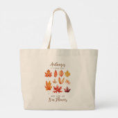 De herfst is een tweede lente – de herfst bladeren grote tote bag (Achterkant)