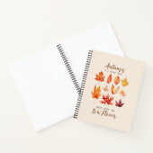 De herfst is een tweede lente – de herfst bladeren notitieboek (Binnen)