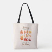 De herfst is een tweede lente – de herfst bladeren tote bag (Achterkant)