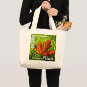 De herfst is een tweede lente-lek grote tote bag (Voorkant (product))