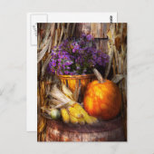 De herfst is festief briefkaart (Voorkant / Achterkant)