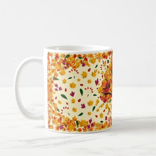 De herfst is gearriveerd koffiemok (Links)