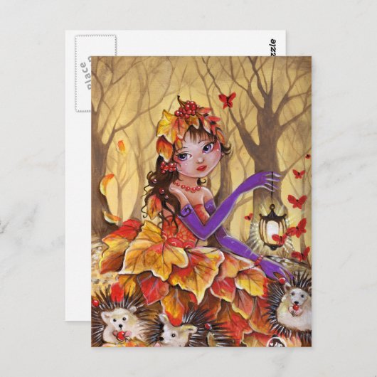 De herfst is gekomen - Briefkaart (Voorkant / Achterkant)