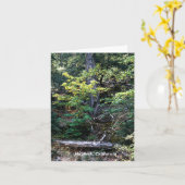 De herfst is hier...... kaart (Gele Bloem)