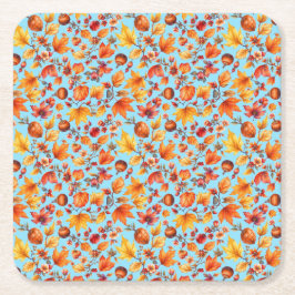 De herfst is in de lucht kartonnen onderzetters