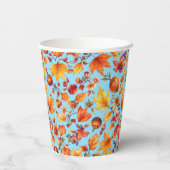 De herfst is in de lucht papieren bekers (Achterkant)