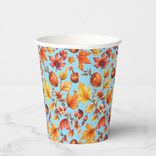 De herfst is in de lucht papieren bekers (Rechts)