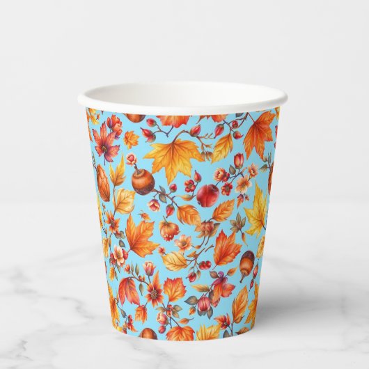 De herfst is in de lucht papieren bekers (Voorkant)